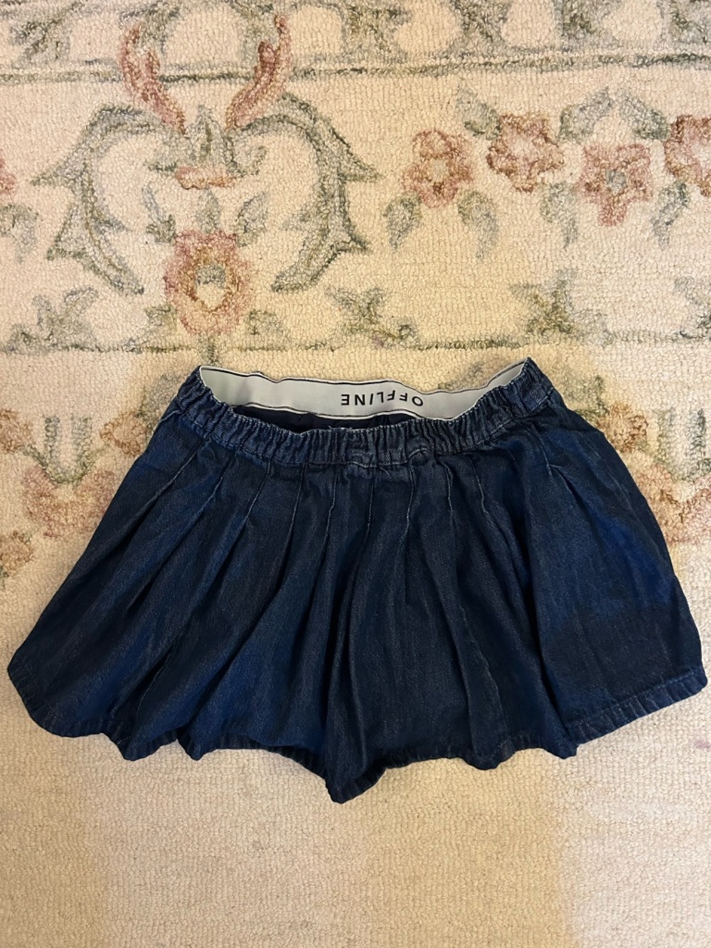 OFFLINE BY AERIE Dark Blue Denim Women's SKORT